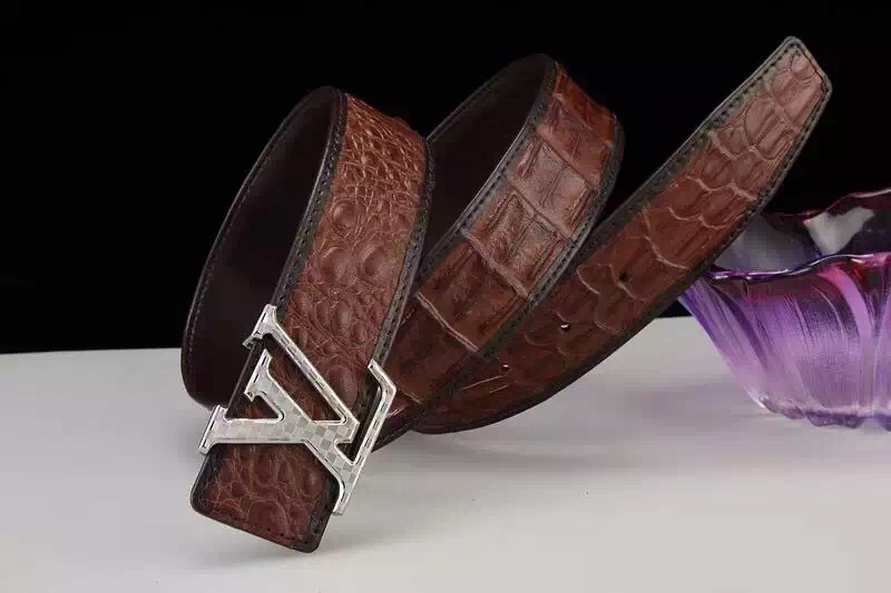 Louis Vuitton crocodile belt-AC50029
