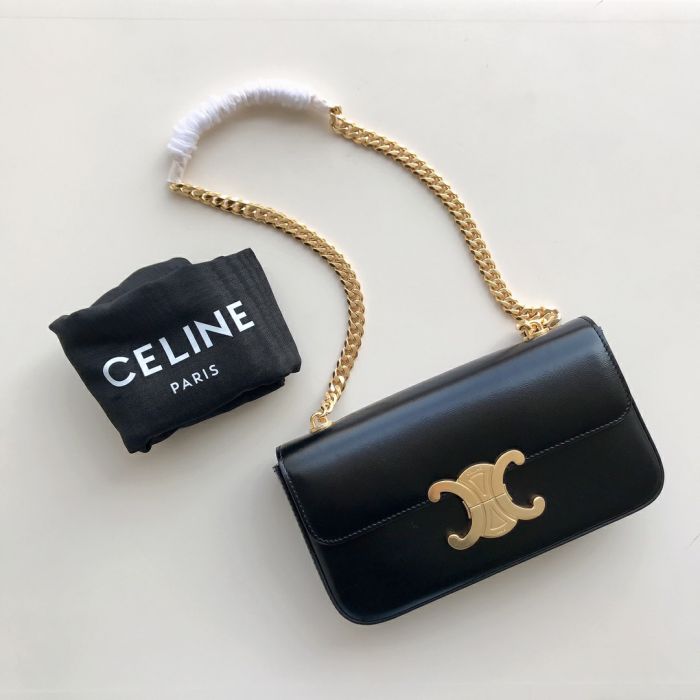 Celine shoulder bag in black-CE50298