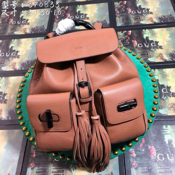 Gucci leather backpack-370833-GU50805