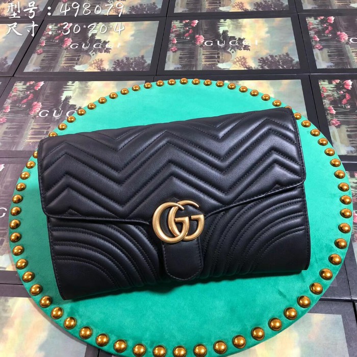 Gucci GG Marmont clutch-498079-GU50811