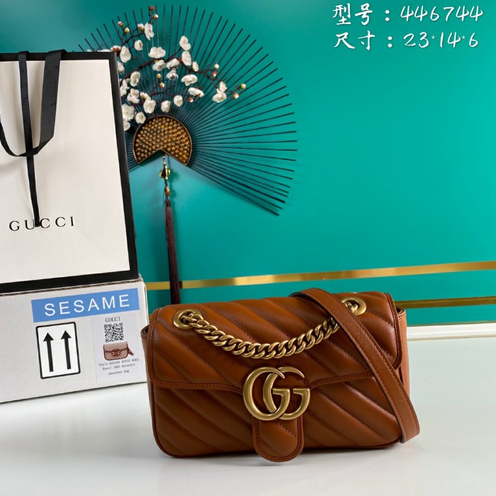 Gucci GG Marmont mini matelassé shoulder bag-446744-GU51118 [GU51118 ...