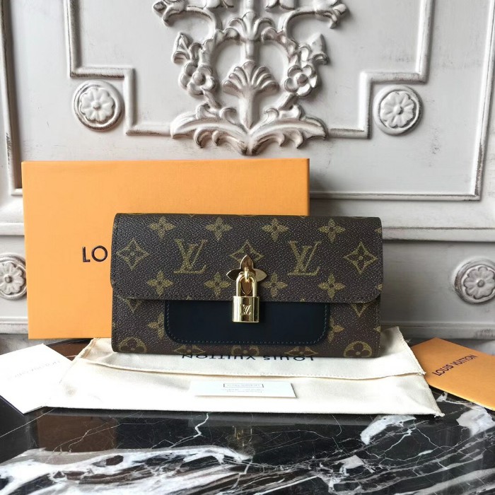 Louis Vuitton monogram flower lock wallet-M62577-LV50888