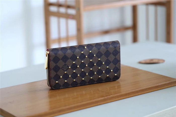 Louis Vuitton damier ebene zippy wallet-N60122-LV51034
