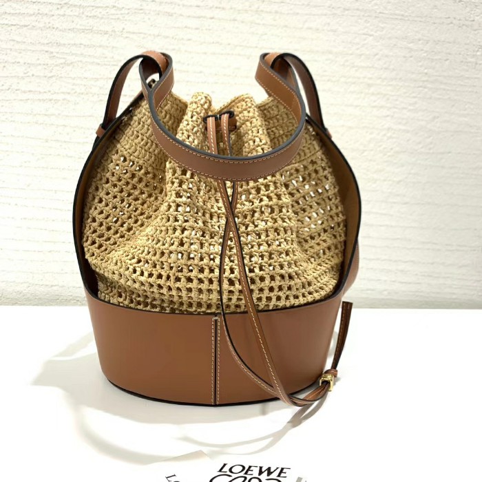 Loewe Raffia Ballon bag-LW50330 [LW50330] - $259.00USD : mybag, mirror ...