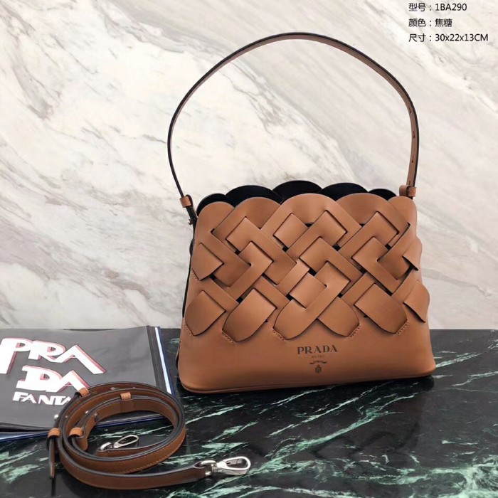 Prada Leather handbag-PR50240